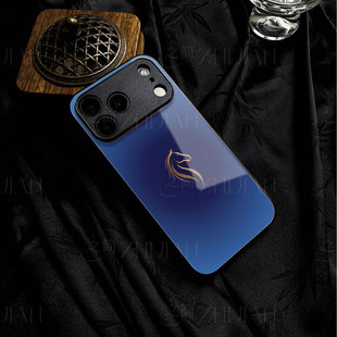 苹果17promax马头tr玻璃手机壳马年新年祝福有钱适用苹果华为IQOO15小米15PRO真我GT7OPPORENO14PRO