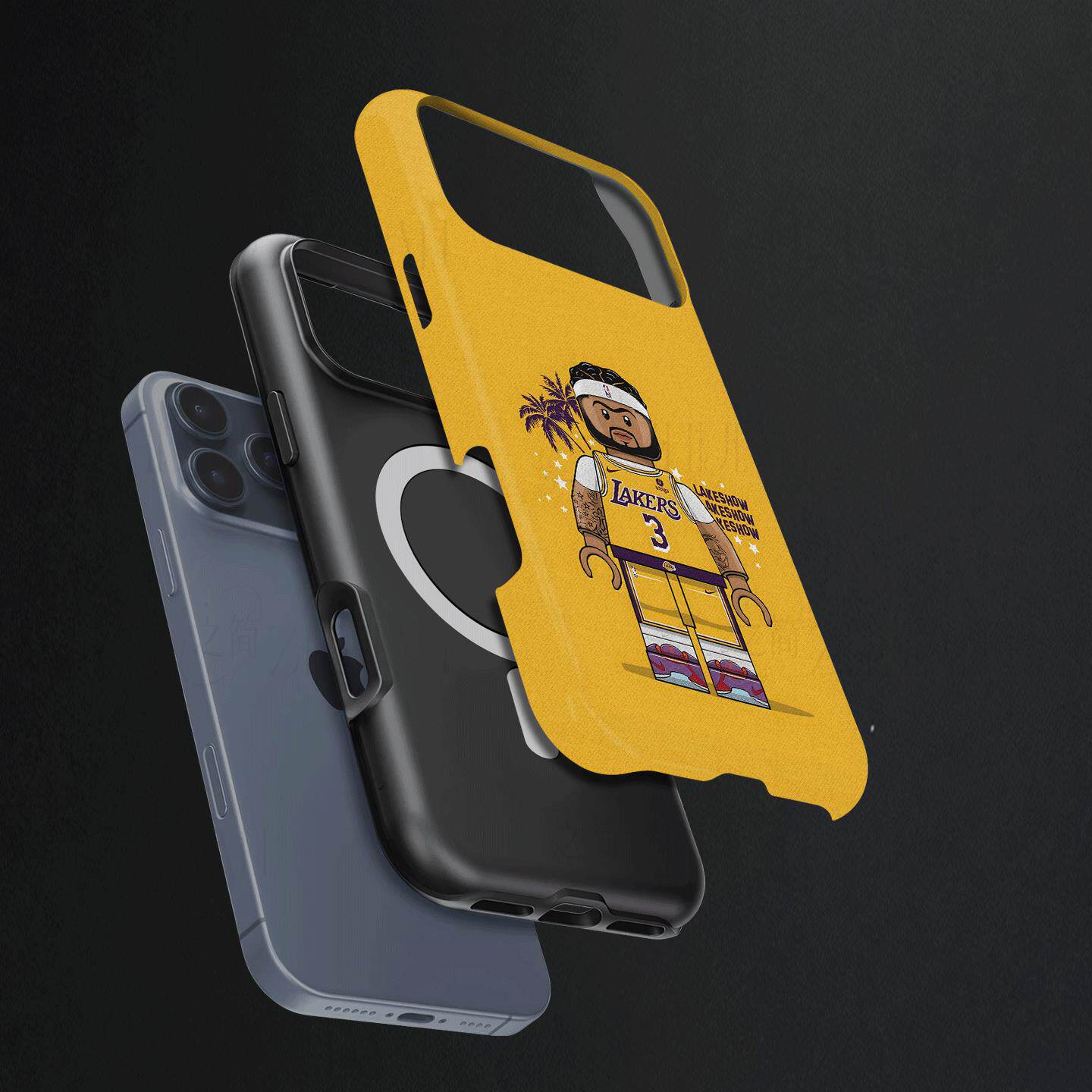 乐高湖人浓眉硬壳磨砂磁吸手机壳适用苹果iphone17promax华为小米15PROmate80pro三星S25ULTRA荣耀MAGIC8PRO