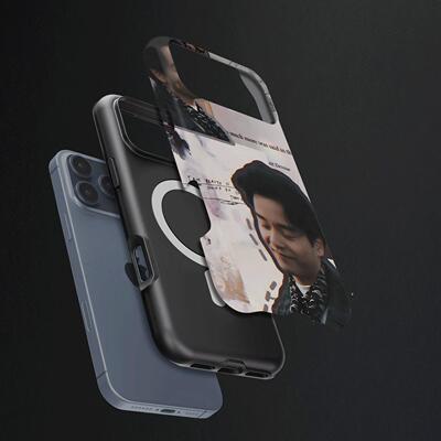 张国荣拼贴画硬壳磨砂磁吸手机壳适用苹果iphone17promax华为FINDX8至尊三星S25PLUSP70PROMATE60PRO