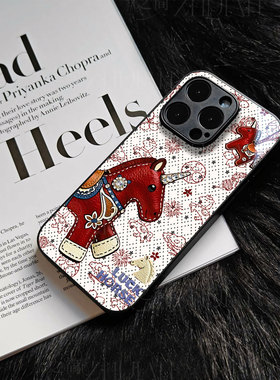 苹果17promax马年新年玻璃手机壳马年新年祝福有钱适用苹果华为MATE80PROMAXNOVA13PROIQOO15小米15PRO