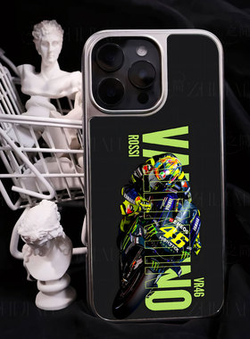 罗西46赛车手机壳大孔电镀黑框碳纤纹二合一磁吸适用苹果17promax华为MATE70PROPLUSPURA70PROPLUSPURA80ULTR