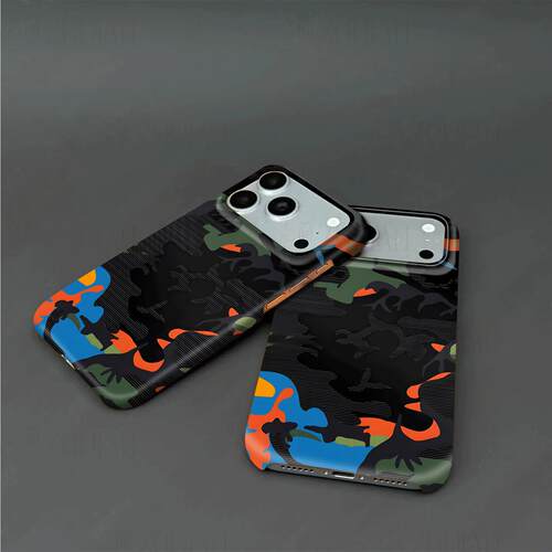 多彩迷彩硬壳磨砂磁吸手机壳适用苹果iphone17promax华为P80PRO荣耀400PROVIVOX200PROMINIMATE60PRO