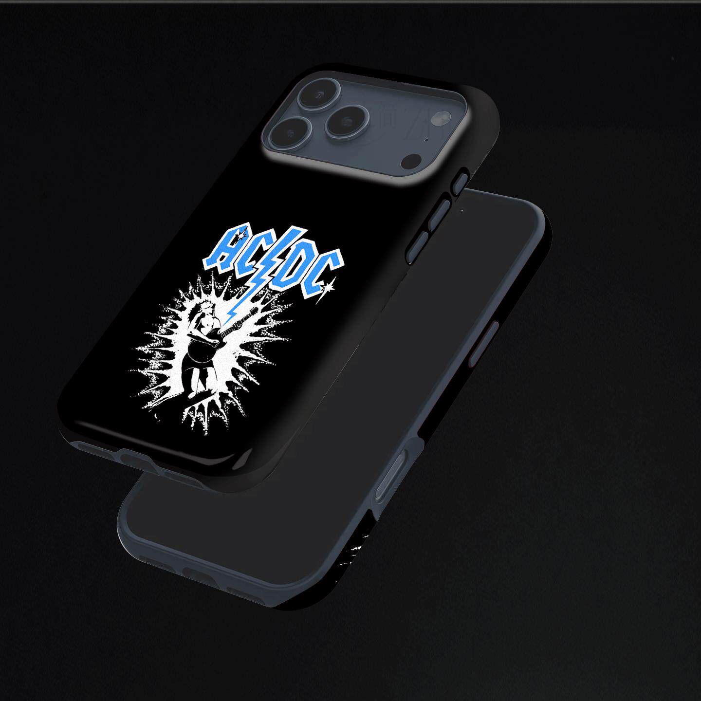 ACDC摇滚吉他硬壳磨砂磁吸手机壳适用苹果iphone17promax华为小米17PROMAX荣耀MAGIC7PROMATE60PROOPPOFINDX9