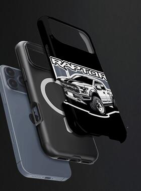 福特猛禽硬壳磨砂磁吸手机壳适用苹果iphone17promax华为P60pro小米15PROmate80proVIVOX200PROMINI