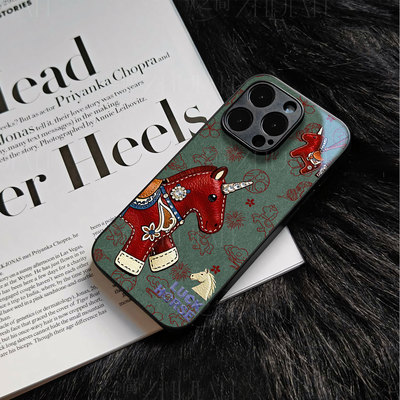 苹果17promax马年新年玻璃手机壳马年新年祝福有钱适用苹果华为VIVOX200SNOVA15proVIVOY500OPPOK12X