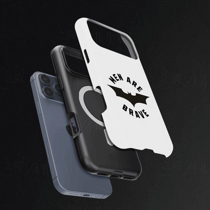 蝙蝠侠勇敢磨砂磁吸手机壳大孔亮面硬壳适用苹果iphone18promax华为PURAXVIEWOPPORENO7SE红米NOTE14PROPLUS