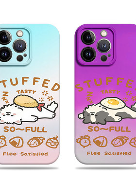 苹果17promax狗狗英文菲林情侣手机壳适用苹果华为畅享80PROFINDX7ULTRA小米CIVI4PROvivos50prominiMATE70PR