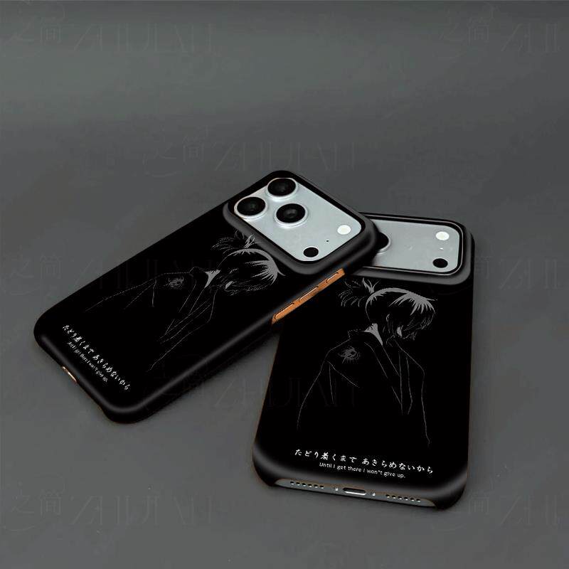 暗黑动漫武士磨砂磁吸手机壳大孔亮面硬壳适用苹果iphone18promax华为PURAXVIEW红米TURBO5MAX荣耀X50I