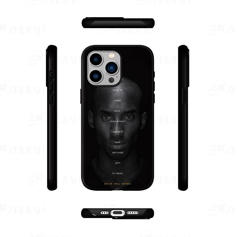 科比耐克磨砂磁吸手机壳大孔亮面硬壳适用苹果iphone18promax华为PURAXVIEWOPPORENO14PRO荣耀X60I