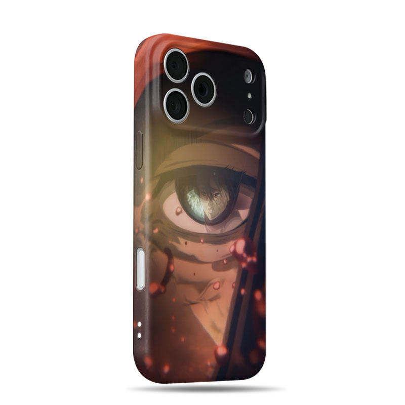 巨眼映三笠磨砂磁吸手机壳大孔亮面硬壳适用苹果iphone18promax华为PURAXVIEWOPPORENO6PROPLUSVIVOS15E