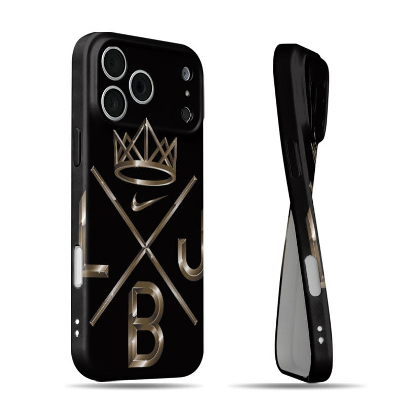 耐克LBJ冠磨砂磁吸手机壳大孔亮面硬壳适用苹果iphone18promax华为PURAXVIEW华为PURA80ULTRA华为PURA70ULTRA