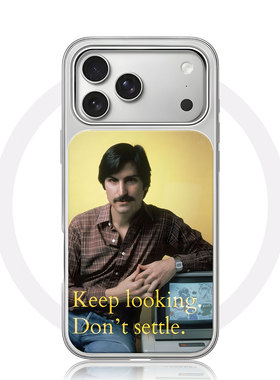 乔布斯与苹果II手机壳大孔电镀黑框碳纤纹二合一磁吸适用苹果17promax华为PURA70PROPLUS小米15PROPURA80PROP