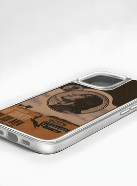 老无所依海报手机壳大孔电镀黑框碳纤纹二合一磁吸适用苹果17promax华为PURA80ULTRAPURA80PROPLUS小米17PROM