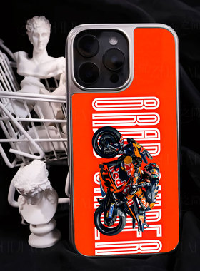 红牛摩托车手手机壳大孔电镀黑框碳纤纹二合一磁吸适用苹果17promax华为小米14PROPURA70ULTRAPURA70PROPLUS