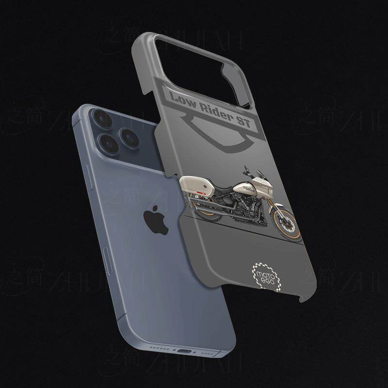 哈雷巡航摩托磨砂磁吸手机壳大孔亮面硬壳适用苹果iphone18promax华为PURAXVIEW红米NOTE12PROPLUS华为NOVA10