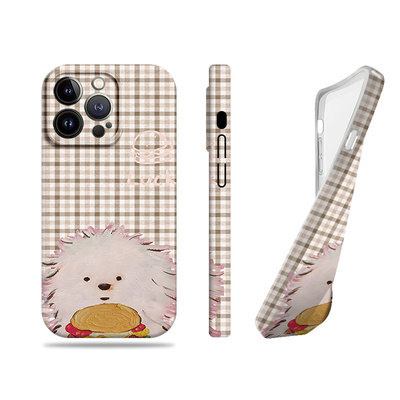 苹果17promax狗狗薯条汉堡菲林情侣手机壳适用苹果华为VIVOX200至尊OPPOK12SP70ULTRAVIVOY76S小米13PRO