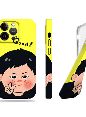 苹果17promax比耶胖胖男女菲林情侣手机壳适用苹果华为一加ACE5ProVIVOY76S红米NOTE14PROPLUS荣耀400PROVIVO