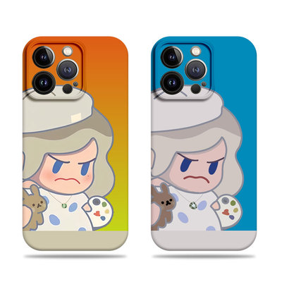 苹果17promax怒宝萌宠菲林情侣手机壳适用苹果华为VIVOS18PRO真我14proMATE40PROFINDX8PRO红米K70PRO