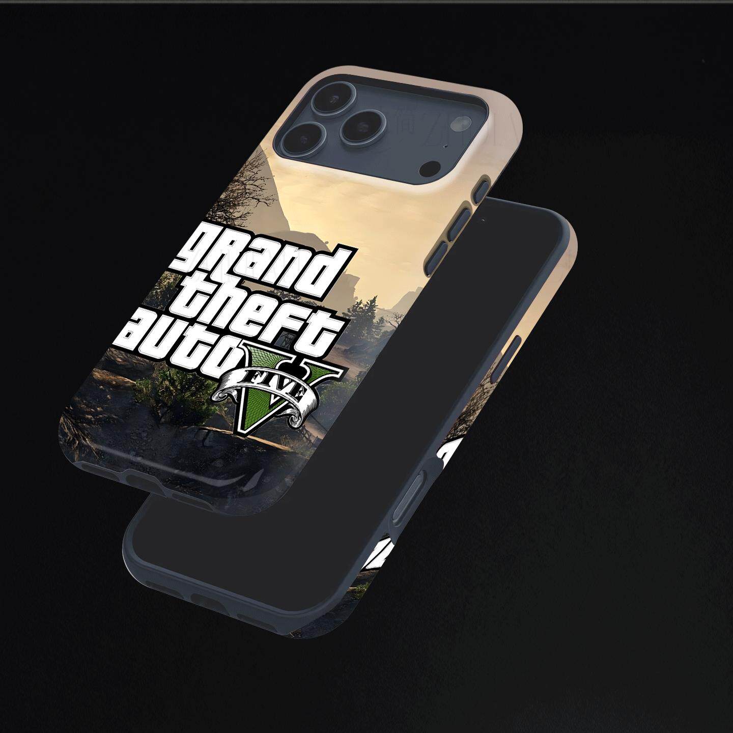 GTA5游戏硬壳磨砂磁吸手机壳适用苹果iphone17promax华为小米17PROMAXVIVOX300PROFINDX8至尊MATE80PROMAX