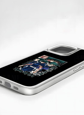 禅院真希形象手机壳大孔电镀黑框碳纤纹二合一磁吸适用苹果17promax华为PURA80PROPLUSPURA70PROPLUS小米15PR