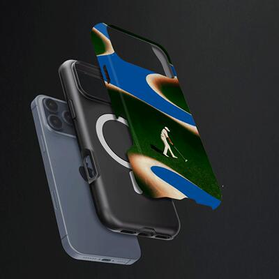 打高尔夫球硬壳磨砂磁吸手机壳适用苹果iphone17promax华为三星S25PLUS荣耀500promate80pro三星S25ULTRA