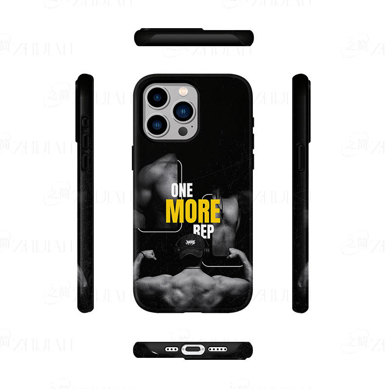 健身肌肉励志磨砂磁吸手机壳大孔亮面硬壳适用苹果iphone18promax华为PURAXVIEW红米K70PROIQOO15ULTRA