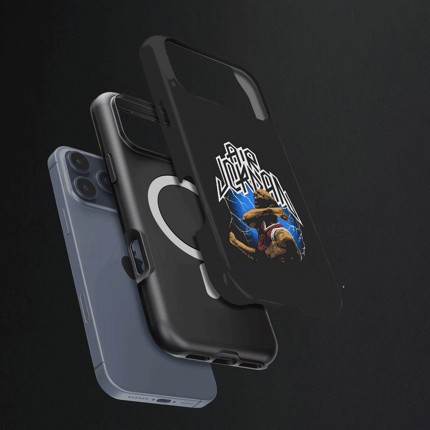 乔丹闪电潮图硬壳磨砂磁吸手机壳适用苹果iphone17promax华为FINDX8PRO三星S25ULTRA荣耀MAGIC8PROOPPOFINDX9