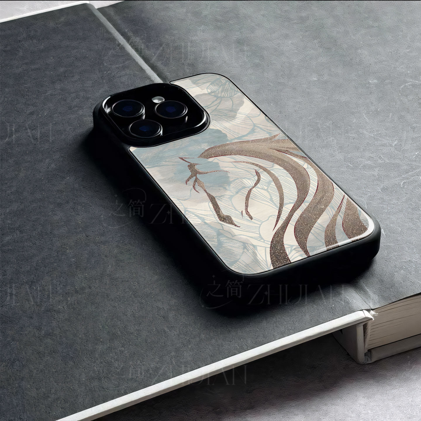 苹果17promax马头ks玻璃手机壳马年新年祝福有钱适用苹果华为OPPORENO15PRO三星S25PLUSP70ULTRA麦芒40