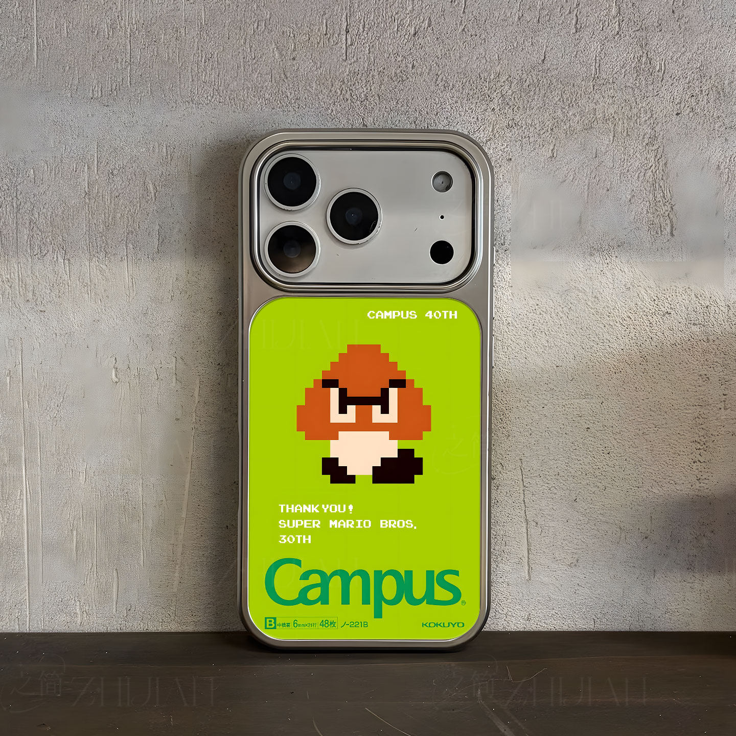 马里奥像素蘑菇手机壳大孔电镀黑框碳纤纹二合一磁吸适用苹果17promax华为小米15PRO小米14PROPURA70ULTRA