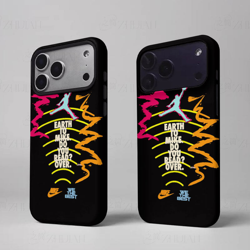 耐克飞人磨砂磁吸手机壳大孔亮面硬壳适用苹果iphone18promax华为PURAXVIEWOPPORENO11PRO小米17ULTRA