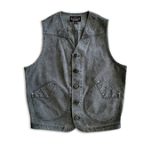 kapital 非rrl 西里布美式 复古纯棉人字马甲背心咔叽复古休闲新品