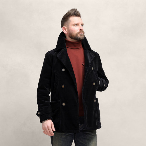 西里布休闲春秋冬双排扣西服大衣