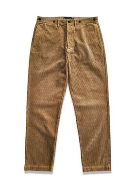 西里布灯芯绒复古绅士长裤男款美式经典咔叽休闲直筒条绒裤非rrl