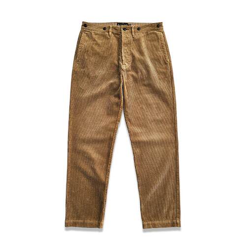 西里布经典复古灯芯绒直筒休闲裤