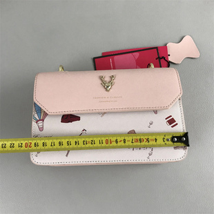 Kiss Kitty小猫女包清仓撤柜处理夏季小清新链条小方包百搭单肩包