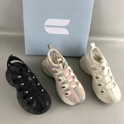 comely/康莉正品女鞋断码撤柜夏季韩版轻便一脚蹬松糕底后空凉鞋