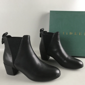 我形我束品牌女靴断码 靴保暖棉靴 撤柜秋冬薄绒里牛皮通勤高跟时装