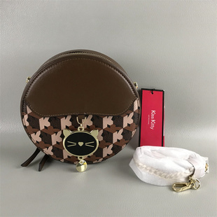 Kiss Kitty正品撤柜处理女包新潮猫咪单肩斜挎包夏新款韩版小圆包