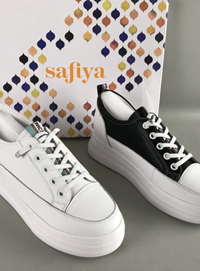 39.40码Safiya/索菲娅正品撤柜春秋韩版百搭厚底鞋时尚休闲板鞋女