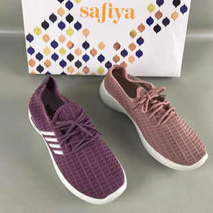 Safiya/索菲娅女鞋断码撤柜捡漏春秋网面鞋摇摇底轻便休闲运动鞋
