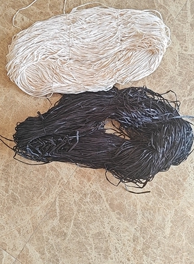 拉菲草染色棉草拉菲4000D绞纱线每绞约330g帽子包包编织材料