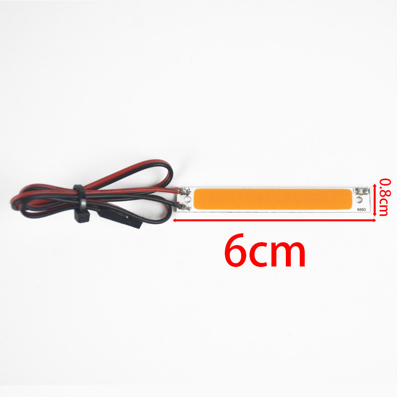 원격 제어 모델 자동차 조명 TRX4 수정 및 업그레이드 된 등산 자동차 섀시 조명 상단 행 조명 6V 4 가지 색상