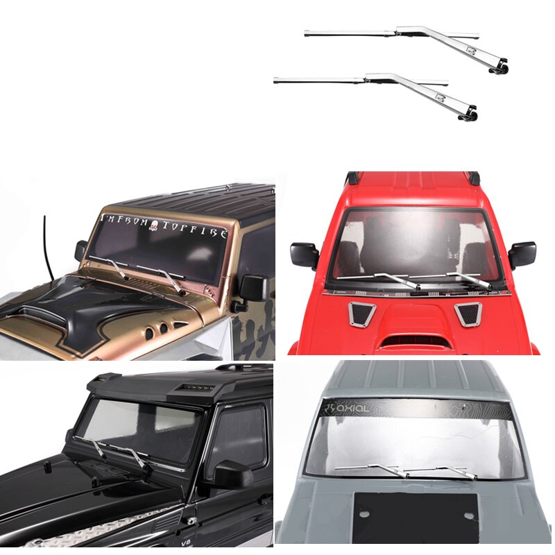 DJ는 TRX4 TRX6RC 원격 제어 모델 자동차 업그레이드 장식 액세서리 금속 이동식 와이퍼를 생산합니다