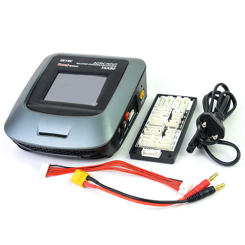 SKYRC T6X80 2S|3S|4S 리튬 배터리 NI-MH 배터리 지능형 균형 충전 고속 충전 충전기 80W 8A