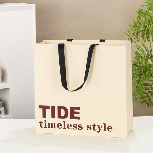 无腰线纸袋免费设计打样印刷包装Paper bag design printing