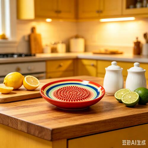 5寸陶瓷研磨器家用辅食磨姜泥网红款厨房蒜泥工具研磨碟跨境专供
