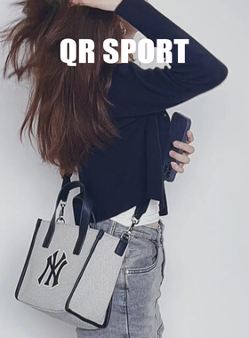 MLB大容量字母大LOGONY纽约洋基队帆布托特包Tote包手提包单肩包