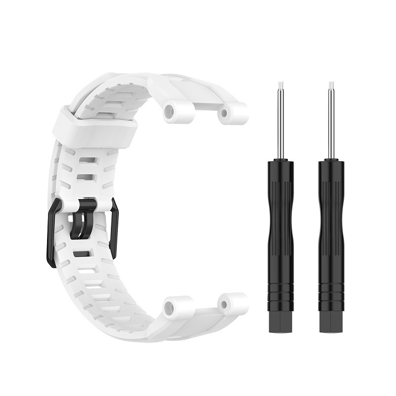 适用华米Amazfit Ares智能手表硅胶表带A1908手环不锈钢金属腕带