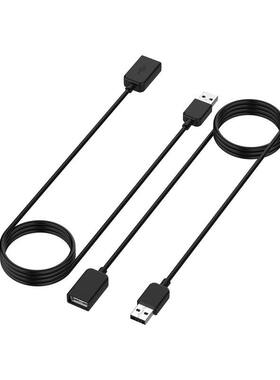 适用华为智能手环4/荣耀手环5i充电器 博能M200手表USB延长线 1米