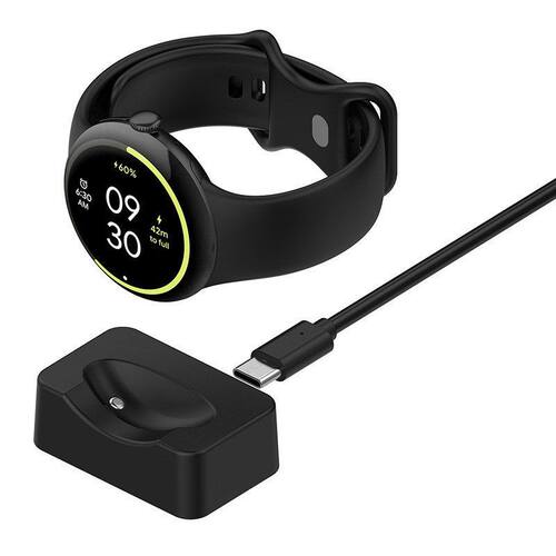 适用谷歌Pixel Watch4 手表充电底座Pixel Watch4磁吸充电座配件